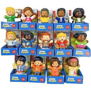 NEW lot 14 comp set Fisher-price LITTLE PEOPLE Preschool Figures Discontinued